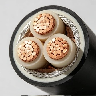 Câble d'alimentation isolé XLPE 8,7/15 kV