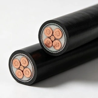 Câble d'alimentation basse tension résistant au feu en cuivre PVC FR