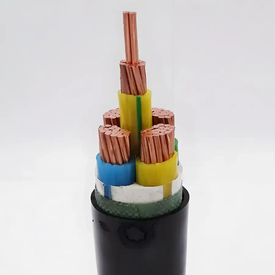 Câble de commande en cuivre résistant au feu XLPE